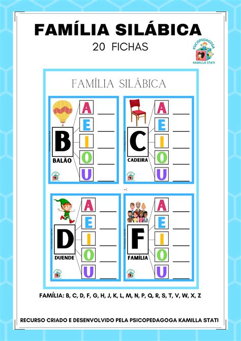 família silábicas em pdf